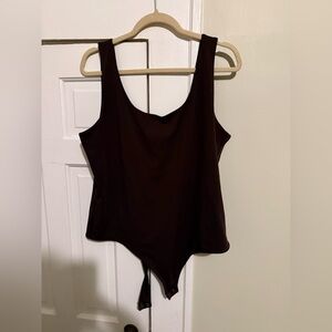 Express Dark Brown Bodysuit